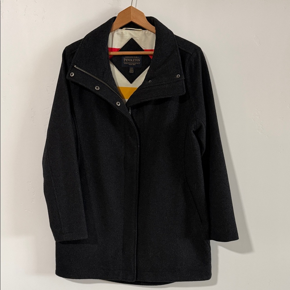 Pendleton Women's Classic Black Pea Coat